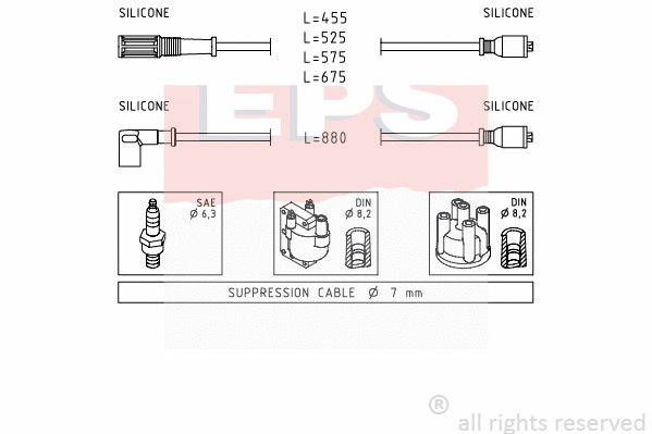Ignition Cable Kit (EPS-1500 398)