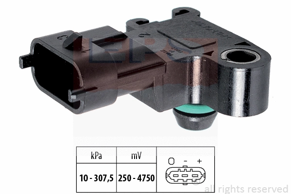 Sensor, boost pressure (EPS-1993 244)