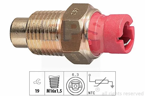 Sensor, coolant temperature