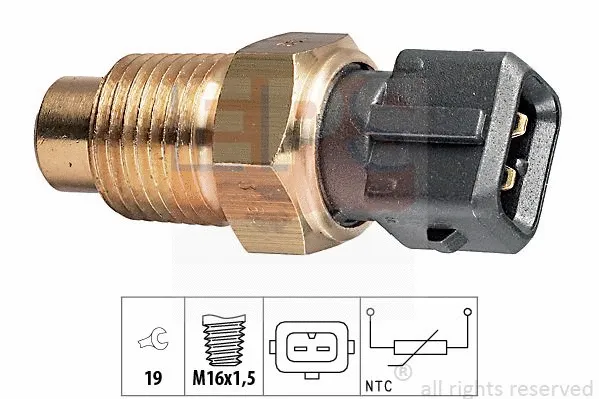 Sensor, coolant temperature