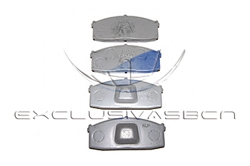 Brake Pad Set, disc brake (MFP-2105)