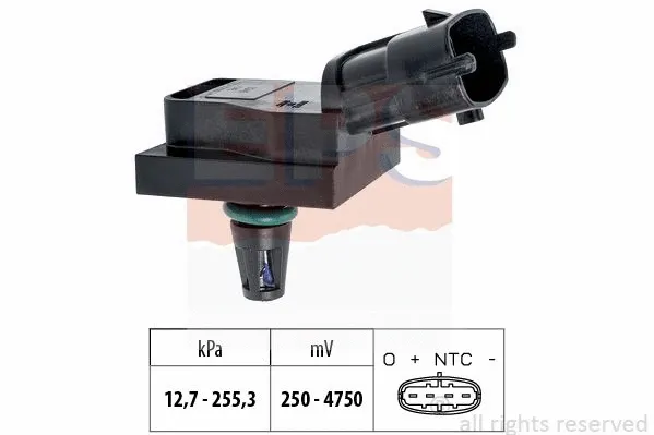 Sensor, boost pressure