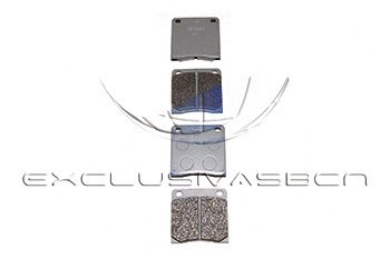 Brake Pad Set, disc brake (MFP-2100)