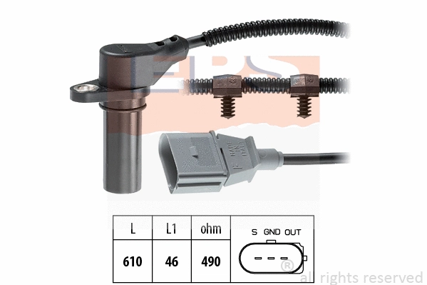 Sensor, crankshaft pulse (EPS-1953 259)