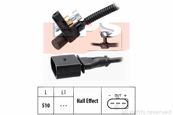 Sensor, crankshaft pulse (EPS-1953 446)
