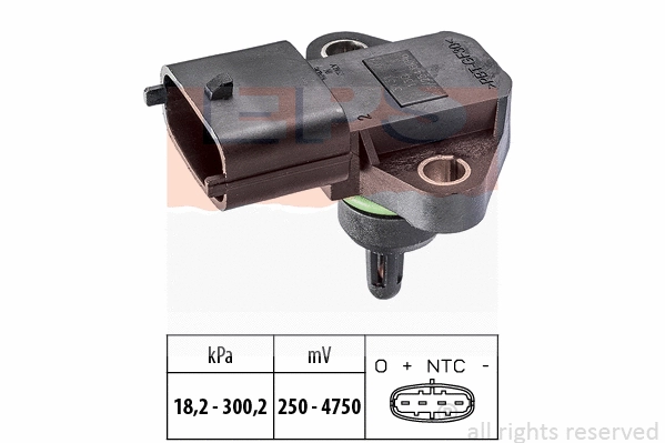 Air Pressure Sensor, altitude adaption (EPS-1993 344)