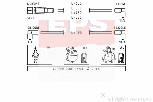 Ignition Cable Kit (EPS-1501 660)
