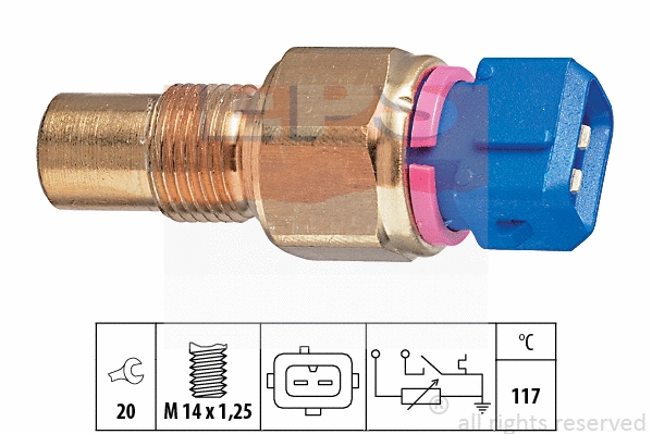 Sensor, coolant temperature (EPS-1830 553)