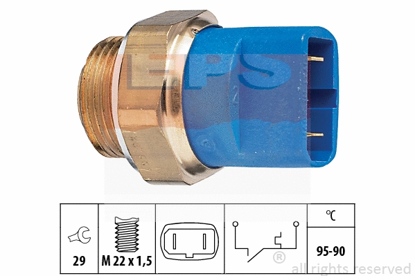 Temperature Switch, radiator fan (EPS-1850 032)