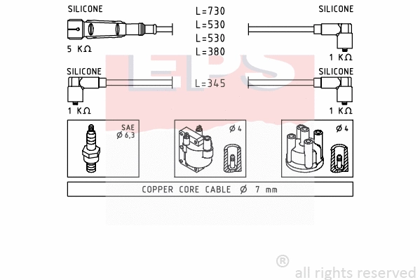 Ignition Cable Kit (EPS-1501 641)