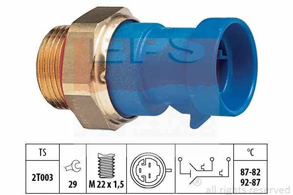 Temperature Switch, radiator fan (EPS-1850 642)