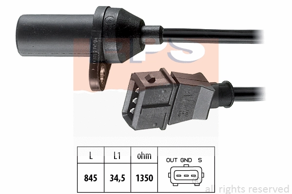 Sensor, crankshaft pulse (EPS-1953 381)