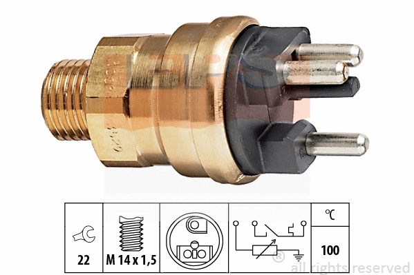 Sensor, coolant temperature (EPS-1830 529)