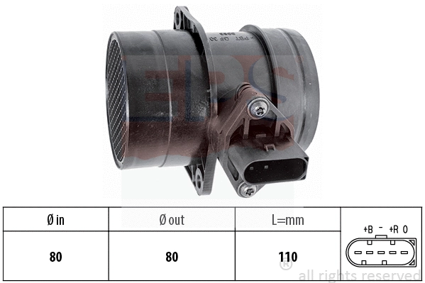 Mass Air Flow Sensor (EPS-1991 213)