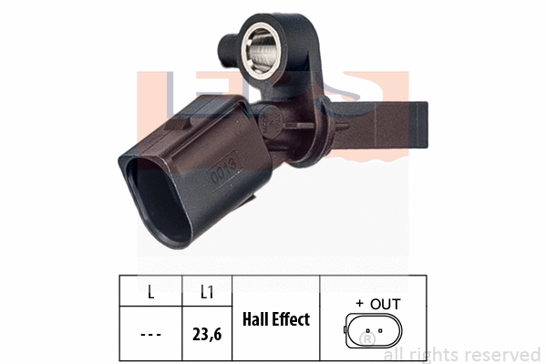 Sensor, wheel speed (EPS-1960 013)