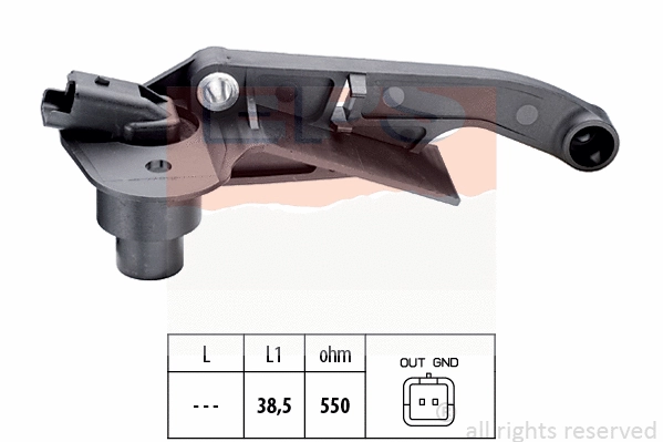 Sensor, crankshaft pulse (EPS-1953 177)
