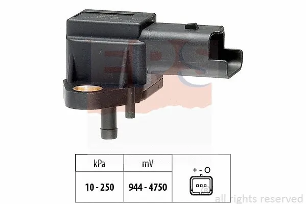 Sensor, boost pressure