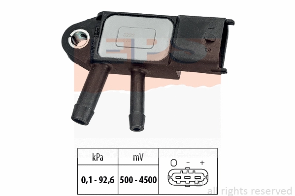 Sensor, exhaust pressure (EPS-1993 292)