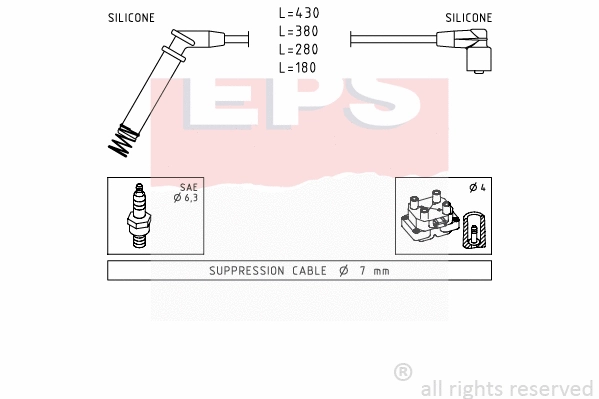 Ignition Cable Kit (EPS-1500 634)