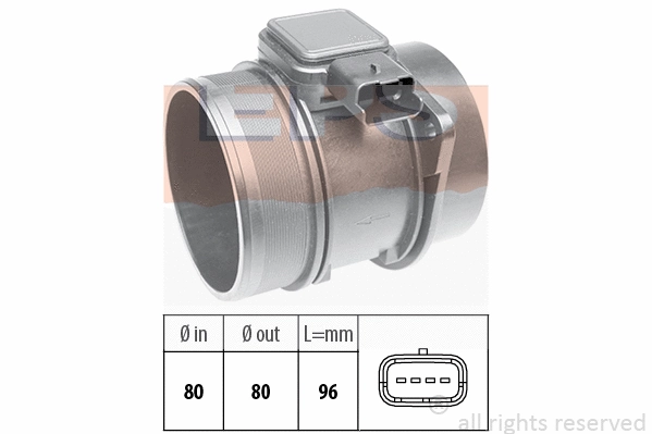 Mass Air Flow Sensor (EPS-1991 303)