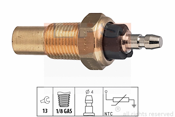 Sensor, coolant temperature (EPS-1830 056)