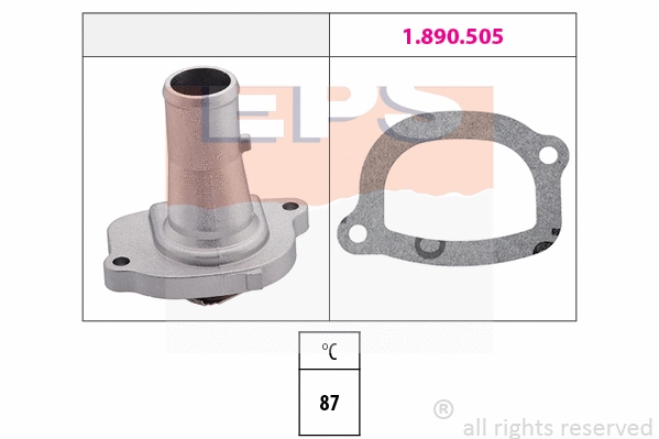 Thermostat, coolant (EPS-1880 124)