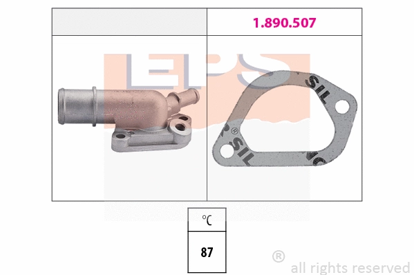 Thermostat, coolant (EPS-1880 159)
