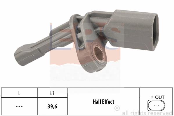 Sensor, wheel speed (EPS-1960 174)