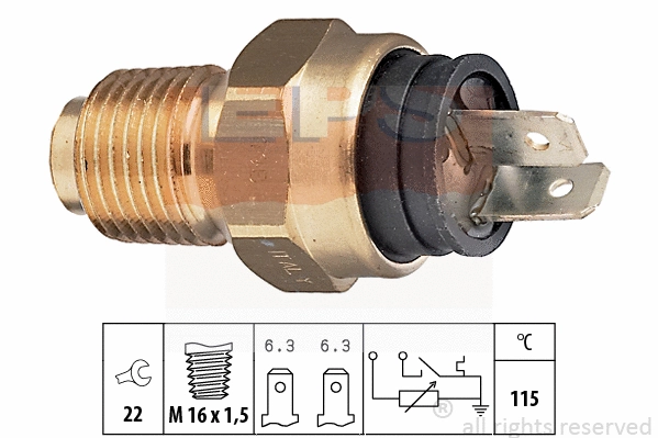 Sensor, coolant temperature (EPS-1830 500)