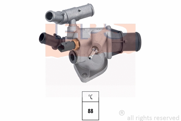 Thermostat, coolant (EPS-1880 660)