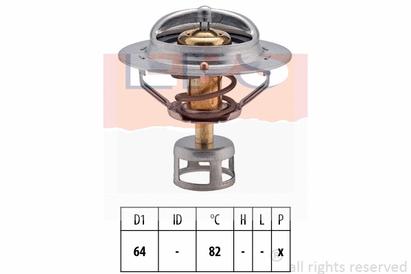 Thermostat, coolant (EPS-1880 523)