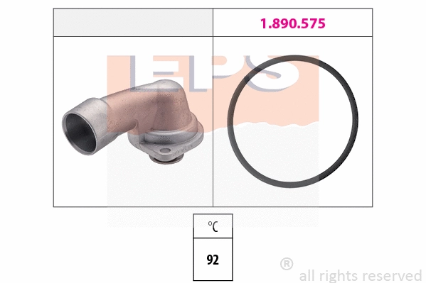 Thermostat, coolant (EPS-1880 349)