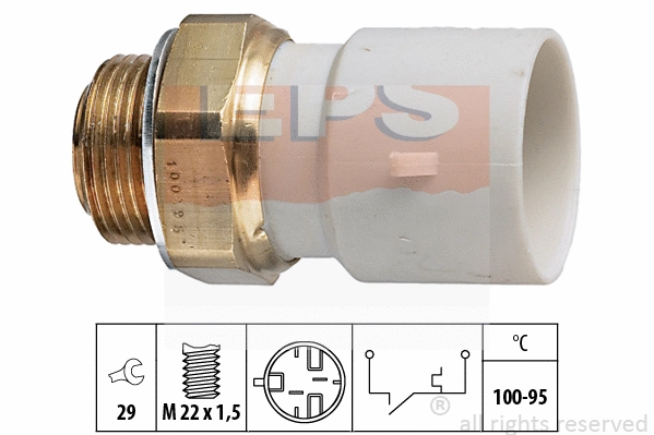 Temperature Switch, radiator fan (EPS-1850 182)