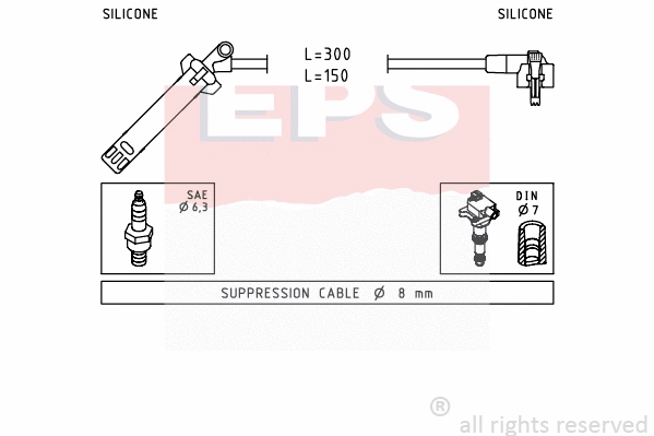Ignition Cable Kit (EPS-1501 145)