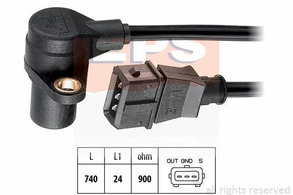 Sensor, crankshaft pulse (EPS-1953 214)