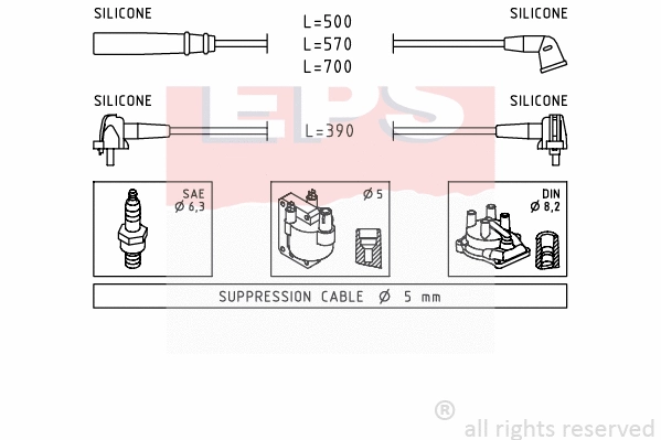 Ignition Cable Kit (EPS-1501 436)