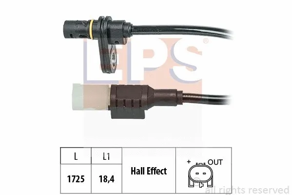 Sensor, wheel speed (EPS-1960 243)