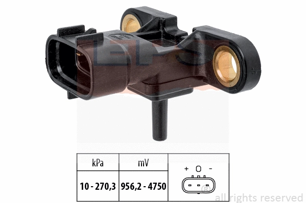 Sensor, exhaust pressure (EPS-1993 163)