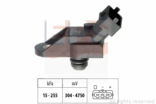 Sensor, boost pressure