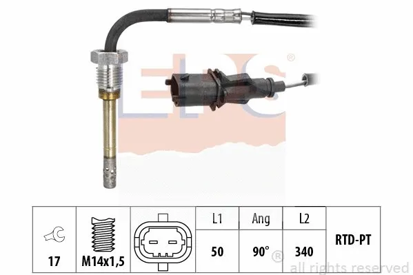 Sensor, exhaust gas temperature (EPS-1220 165)
