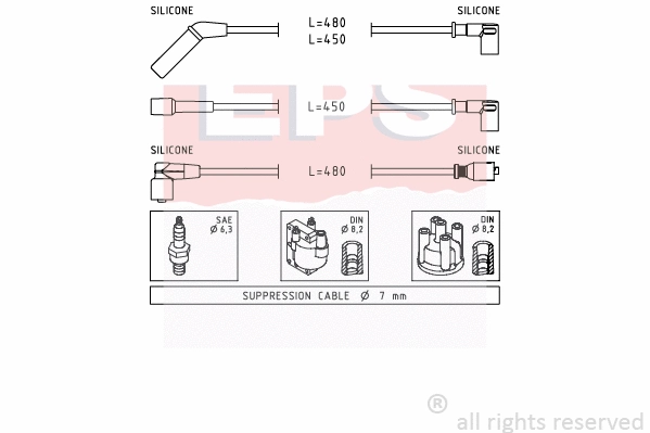 Ignition Cable Kit (EPS-1501 634)