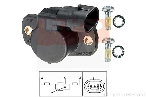 Sensor, throttle position (EPS-1995 083)