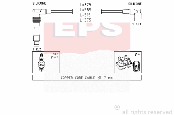Ignition Cable Kit (EPS-1500 688)