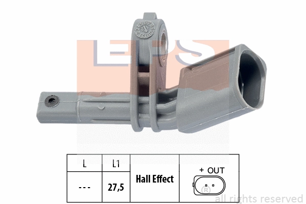 Sensor, wheel speed (EPS-1960 172)