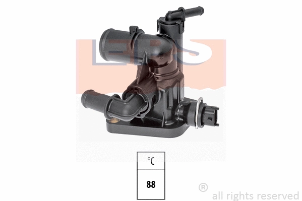 Thermostat, coolant (EPS-1880 809)