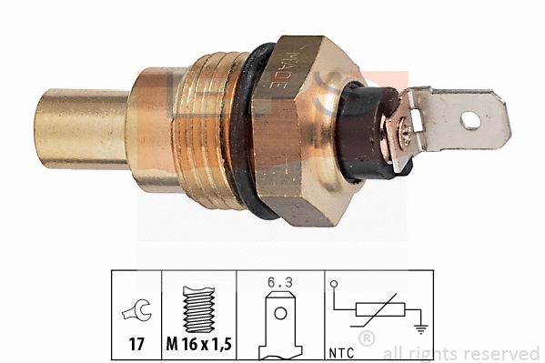 Sensor, coolant temperature (EPS-1830 042)