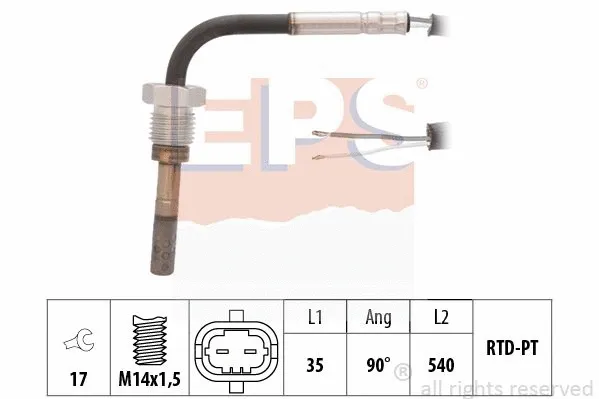 Sensor, exhaust gas temperature (EPS-1220 373)