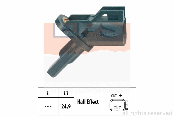 Sensor, wheel speed (EPS-1960 002)