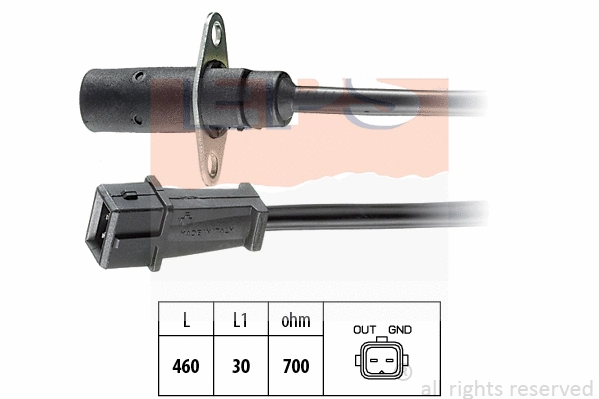 Sensor, RPM (EPS-1953 001)