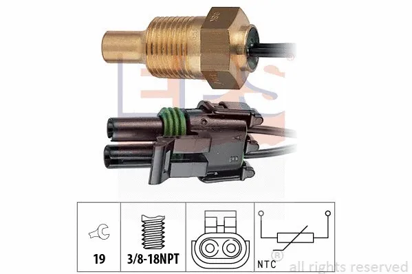 Sensor, coolant temperature